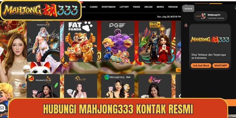 Hubungi Mahjong333 kontak resmi