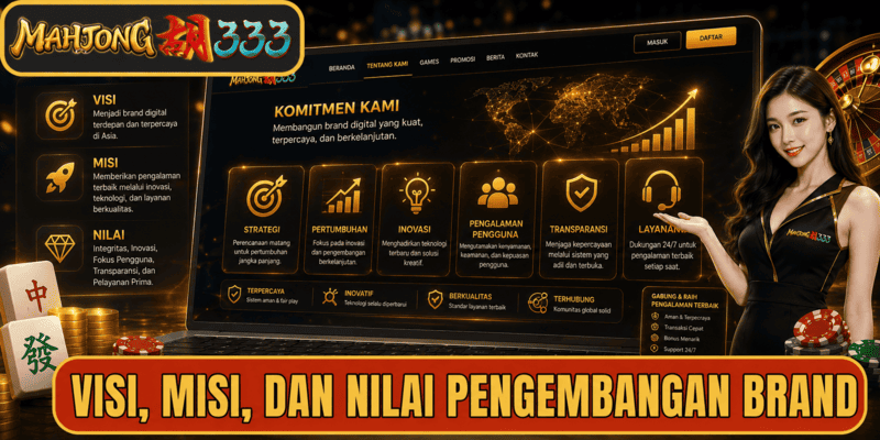 Visi, Misi, dan Nilai Pengembangan Brand Mahjong333